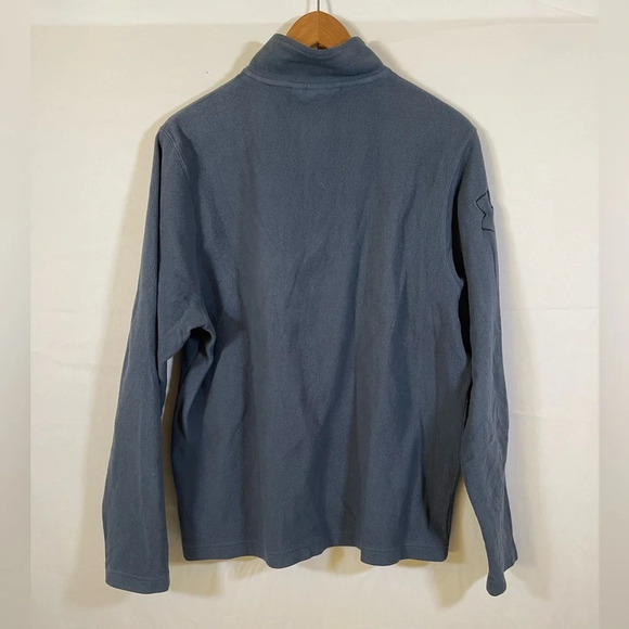Men’s Under Armour gray 1/4 zip pullover fleece Large - Picture 2 of 4